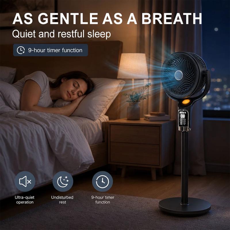 Air Circulator Fan, 8 Speeds Adjustable
