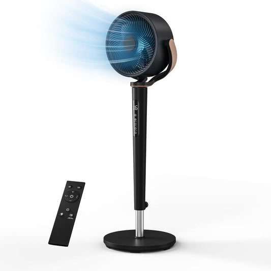 Ultra Quiet Standing Fan with 3D Air Circulation 16 Speeds
